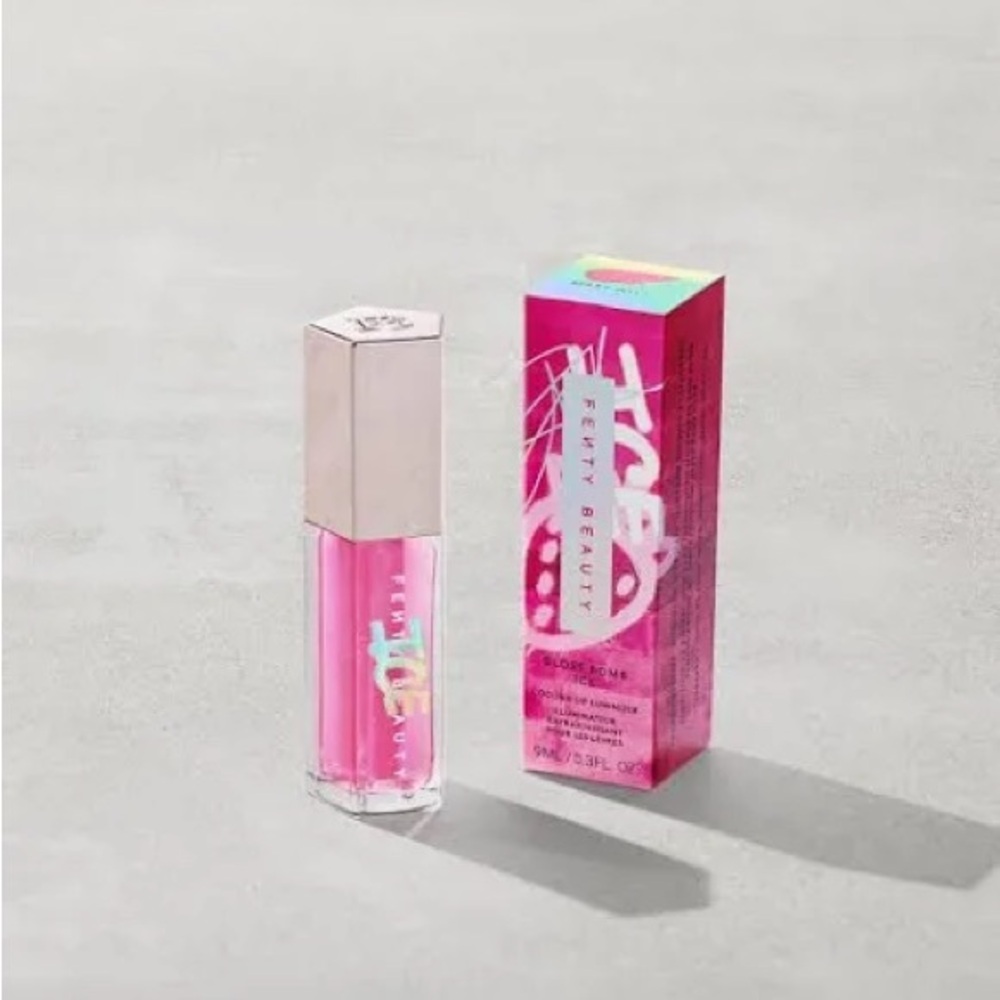 ✨ FENTY BEAUTY Gloss Bomb Ice – Cooling Lip Luminizer ✨ Berry Jelly